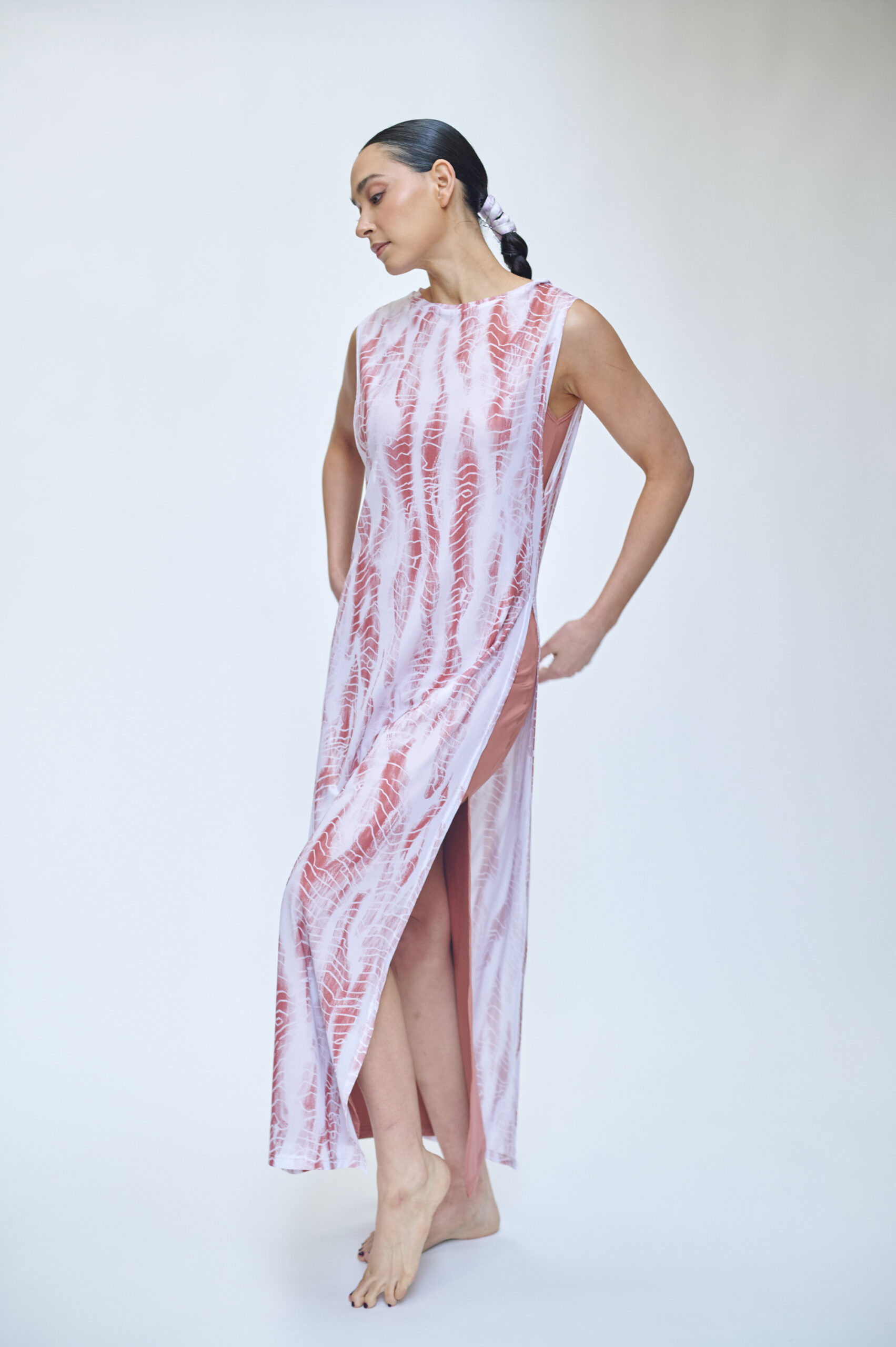 Vestido Allos Terracota